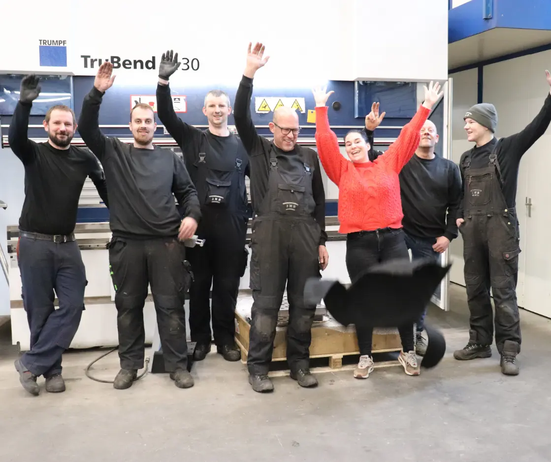 werkplaats medewerkers Juffermans Machinebouw